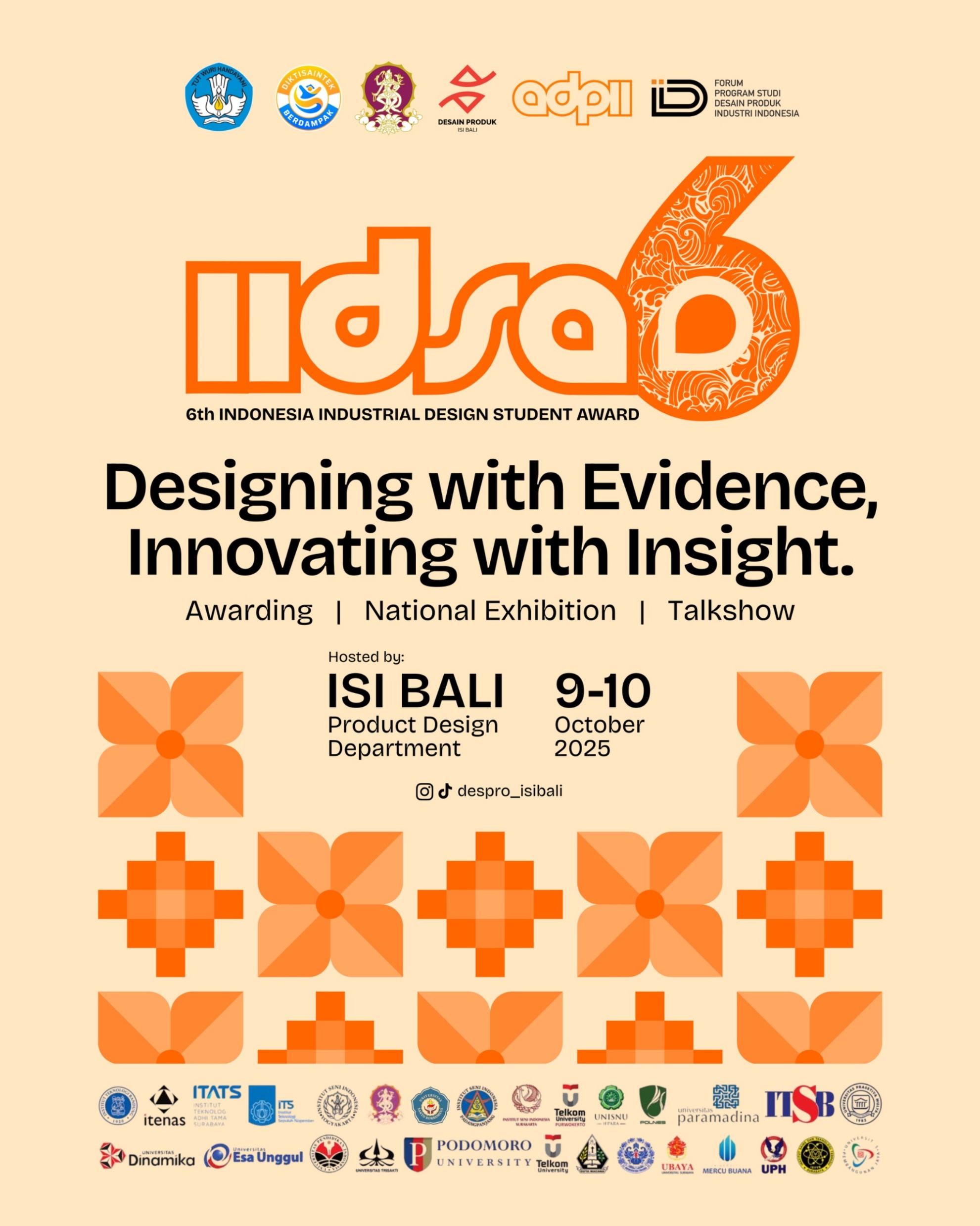Poster IIDSA 6 · Designing with Evidence, Innovating with Insight